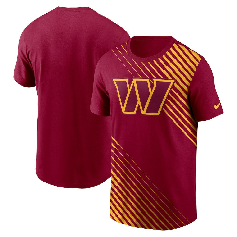 Washington Commanders Yard Line Fashion Asbury T-Shirt - Burgundy | Nike on sale