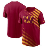 Washington Commanders Yard Line Fashion Asbury T-Shirt - Burgundy | Nike on sale