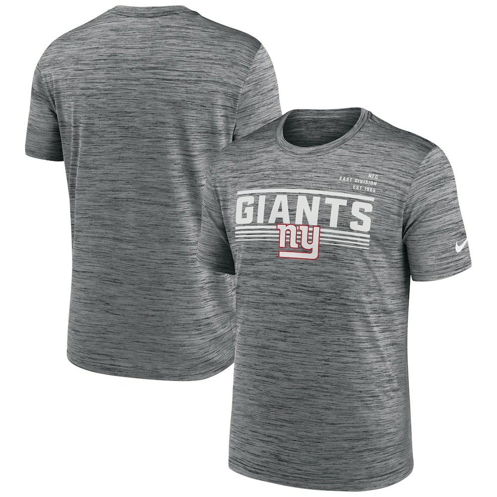 New York Giants Yardline Velocity Performance T-Shirt - Gray | Nike online