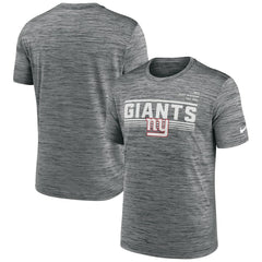 New York Giants Yardline Velocity Performance T-Shirt - Gray | Nike online