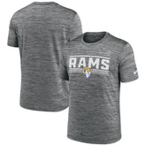 Los Angeles Rams Yardline Velocity Performance T-Shirt - Gray | Nike outlet