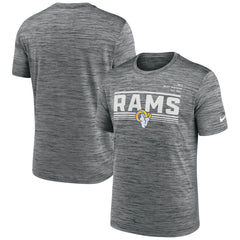 Los Angeles Rams Yardline Velocity Performance T-Shirt - Gray | Nike outlet