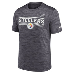 Pittsburgh Steelers Yardline Velocity Performance T-Shirt - Anthracite | Nike on sale