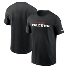 Atlanta Falcons Team Wordmark Essential T-Shirt - Black | Nike sale
