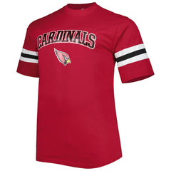 Arizona Cardinals Big & Tall Arm Stripe T-Shirt - Cardinal sale