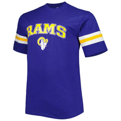 Los Angeles Rams Big & Tall Arm Stripe T-Shirt - Royal sale