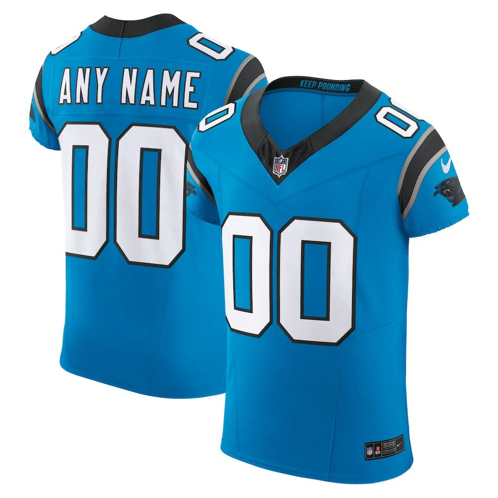 Carolina Panthers Vapor F.U.S.E. Elite Custom Jersey - Blue | Nike on sale