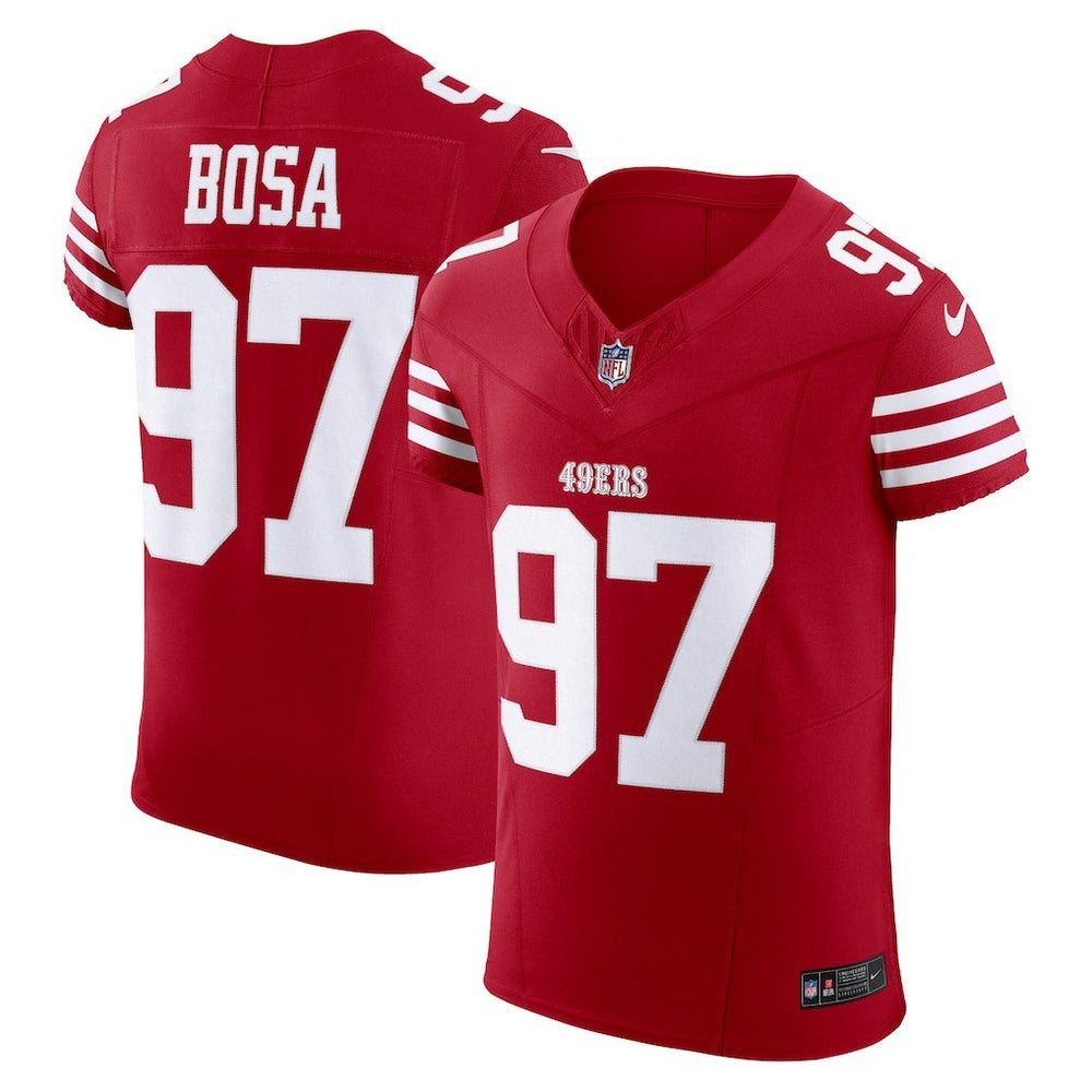 Nick Bosa San Francisco 49ers Vapor F.U.S.E. Elite Jersey - Scarlet | Nike outlet