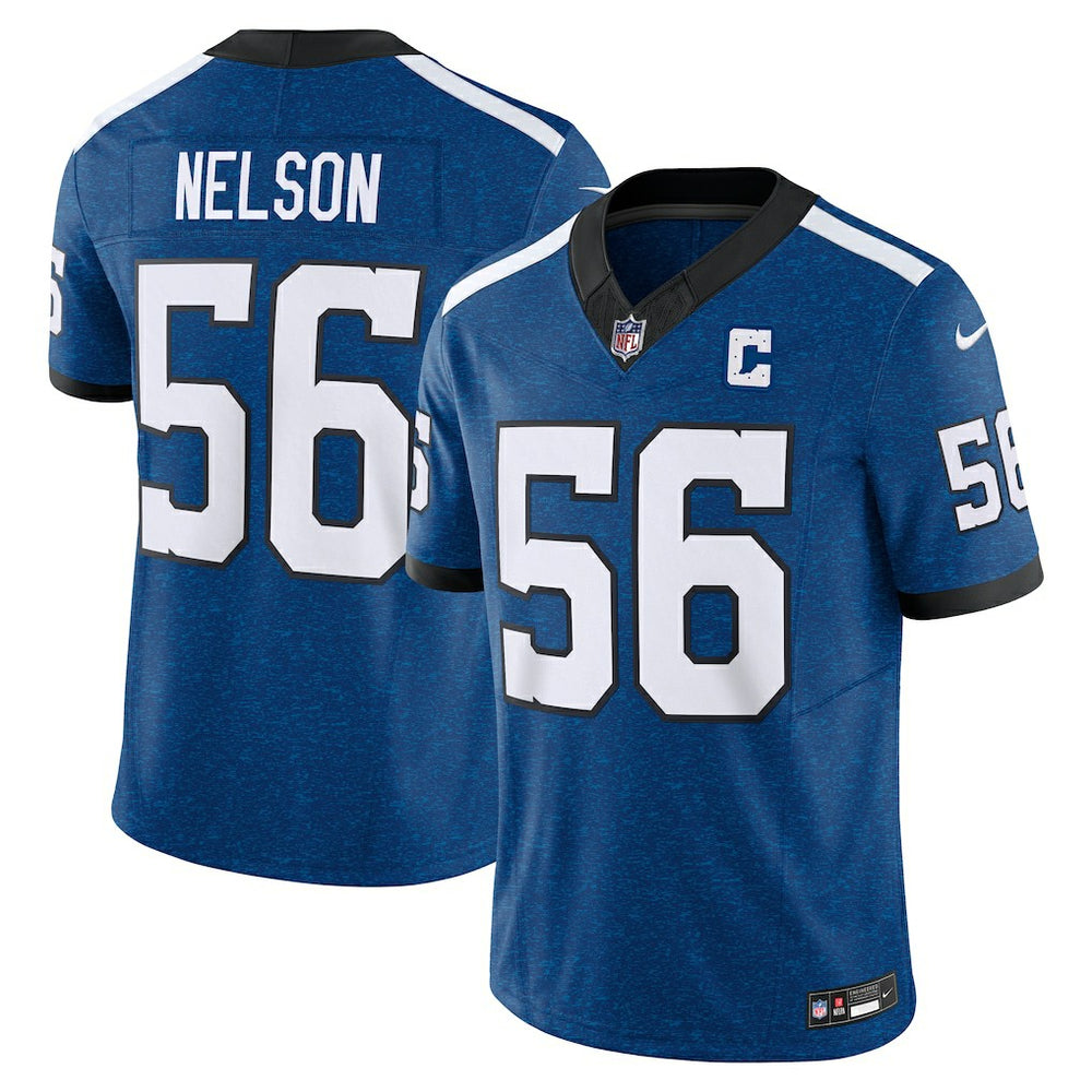 Quenton Nelson Indianapolis Colts Vapor F.U.S.E. Limited Jersey - Blue | Nike sale