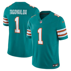 Tua Tagovailoa Miami Dolphins Vapor F.U.S.E. Limited Jersey - Aqua | Nike on sale