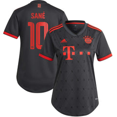 Leroy Sané Bayern Munich Women's 2022/23 Third Replica Player Jersey - Charcoal | Adidas discount