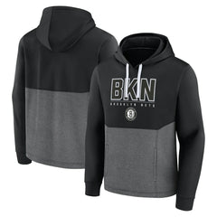 Brooklyn Nets Successful Tri-Blend Pullover Hoodie - Black | Fanatics shop