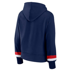 Boston Red Sox Women's Over Under Pullover Hoodie - Navy