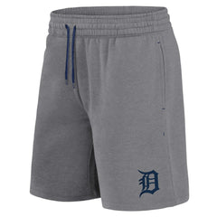 Detroit Tigers Arch T-Shirt & Shorts Combo Set - Navy/Heather Gray