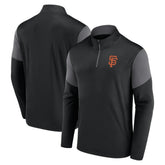 San Francisco Giants Logo Quarter-Zip Top - Black