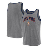 Houston Astros Primary Tank Top - Heather Gray