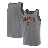 San Francisco Giants Primary Tank Top - Heather Gray