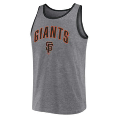 San Francisco Giants Primary Tank Top - Heather Gray