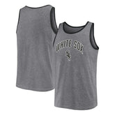 Chicago White Sox Primary Tank Top - Heather Gray