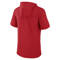St. Louis Cardinals Short Sleeve Hoodie T-Shirt - Red