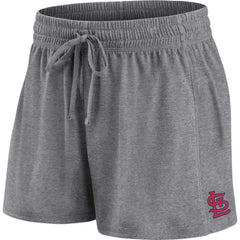 St. Louis Cardinals Women's Script T-Shirt & Shorts Combo Set - Red/Gray