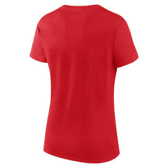 Washington Nationals Women's Script T-Shirt & Shorts Combo Set - Red/Gray
