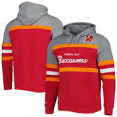 Tampa Bay Buccaneers Head Coach Pullover Hoodie - Red/Heathered Gray discount