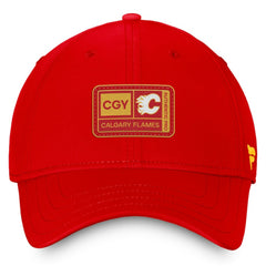 Calgary Flames Fanatics Authentic Pro Training Camp Flex Hat – Red