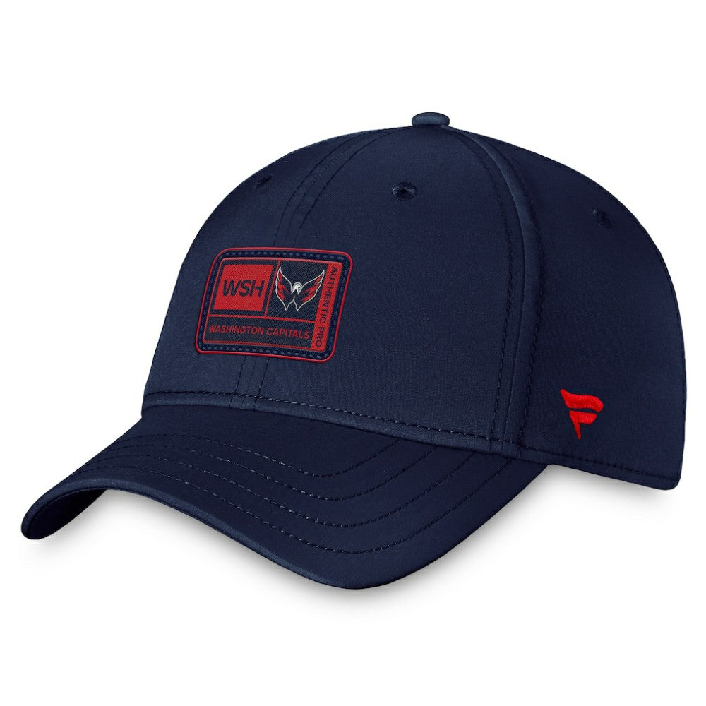 Washington Capitals Fanatics Authentic Pro Training Camp Flex Hat – Navy