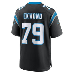 Ikem Ekwonu Carolina Panthers Game Jersey - Black | Nike online