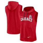 St. Louis Cardinals Athletic Sleeveless Hooded T-Shirt - Red | Nike