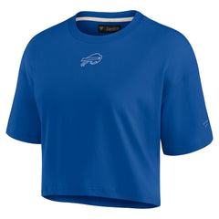 Buffalo Bills Women's Elements Super Soft Boxy Cropped T-Shirt - Royal on sale