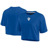 Los Angeles Rams Women's Elements Super Soft Boxy Cropped T-Shirt - Royal online