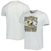New Orleans Saints Homage Champs Hyper Local Tri-Blend T-Shirt - Ash discount