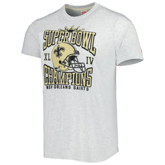 New Orleans Saints Homage Champs Hyper Local Tri-Blend T-Shirt - Ash discount