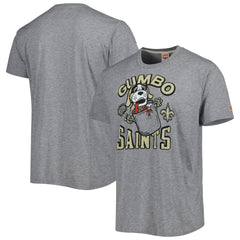 New Orleans Saints Homage Gumbo Hyper Local Tri-Blend T-Shirt - Gray discount
