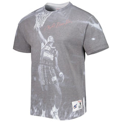 Clyde Drexler Houston Rockets Above The Rim T-Shirt - Heather Gray | Mitchell & Ness on sale