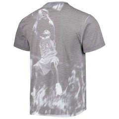 Shaquille O'Neal Los Angeles Lakers Above The Rim T-Shirt - Heather Gray | Mitchell & Ness cheap