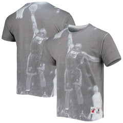 Dwyane Wade Miami Heat Above The Rim T-Shirt - Heather Gray | Mitchell & Ness online