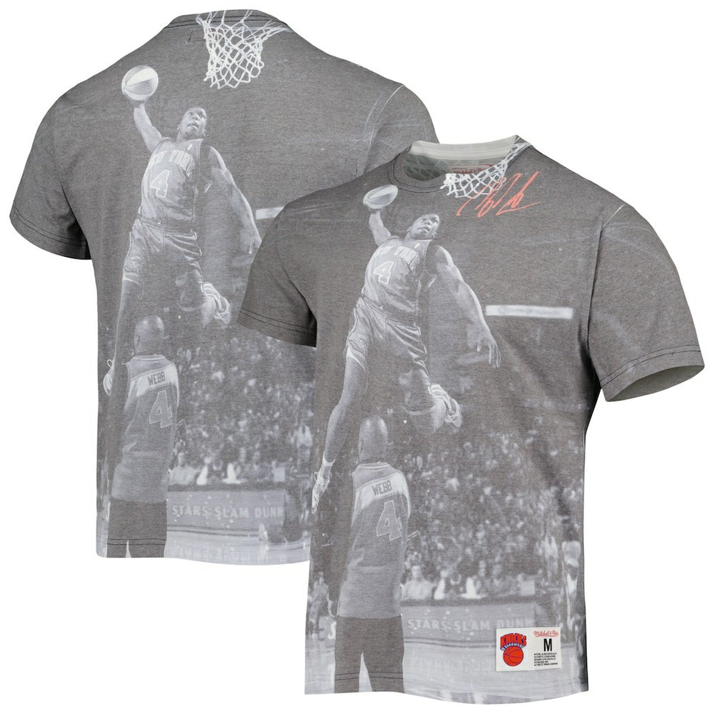 Nate Robinson New York Knicks Above The Rim T-Shirt - Gray | Mitchell & Ness sale