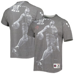 Vince Carter Toronto Raptors Above The Rim T-Shirt - Heather Gray | Mitchell & Ness discount