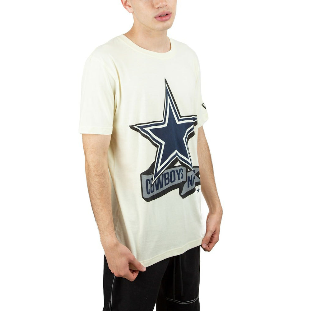Dallas Cowboys New Era Chrome T-Shirt - Cream discount