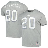 Barry Sanders Detroit Lions Retired Player Logo Name & Number T-Shirt - Gray online