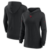 Arizona Cardinals Women's Sideline Performance Long Sleeve Hoodie T-Shirt - Black | Nike cheap