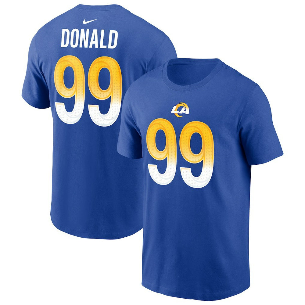 Aaron Donald Los Angeles Rams Player Name & Number T-Shirt - Royal | Nike cheap