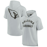 Arizona Cardinals Unisex Elements Super Soft Fleece Short Sleeve Pullover Hoodie - Gray sale