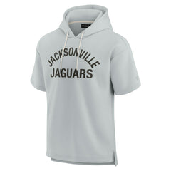 Jacksonville Jaguars Unisex Elements Super Soft Fleece Short Sleeve Pullover Hoodie - Gray sale