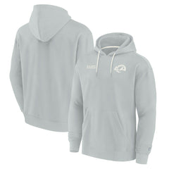 Los Angeles Rams Unisex Elements Super Soft Fleece Pullover Hoodie - Gray cheap