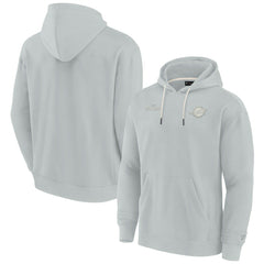 Miami Dolphins Unisex Elements Super Soft Fleece Pullover Hoodie - Gray discount