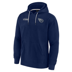 Tennessee Titans Unisex Elements Super Soft Fleece Pullover Hoodie - Navy for sale